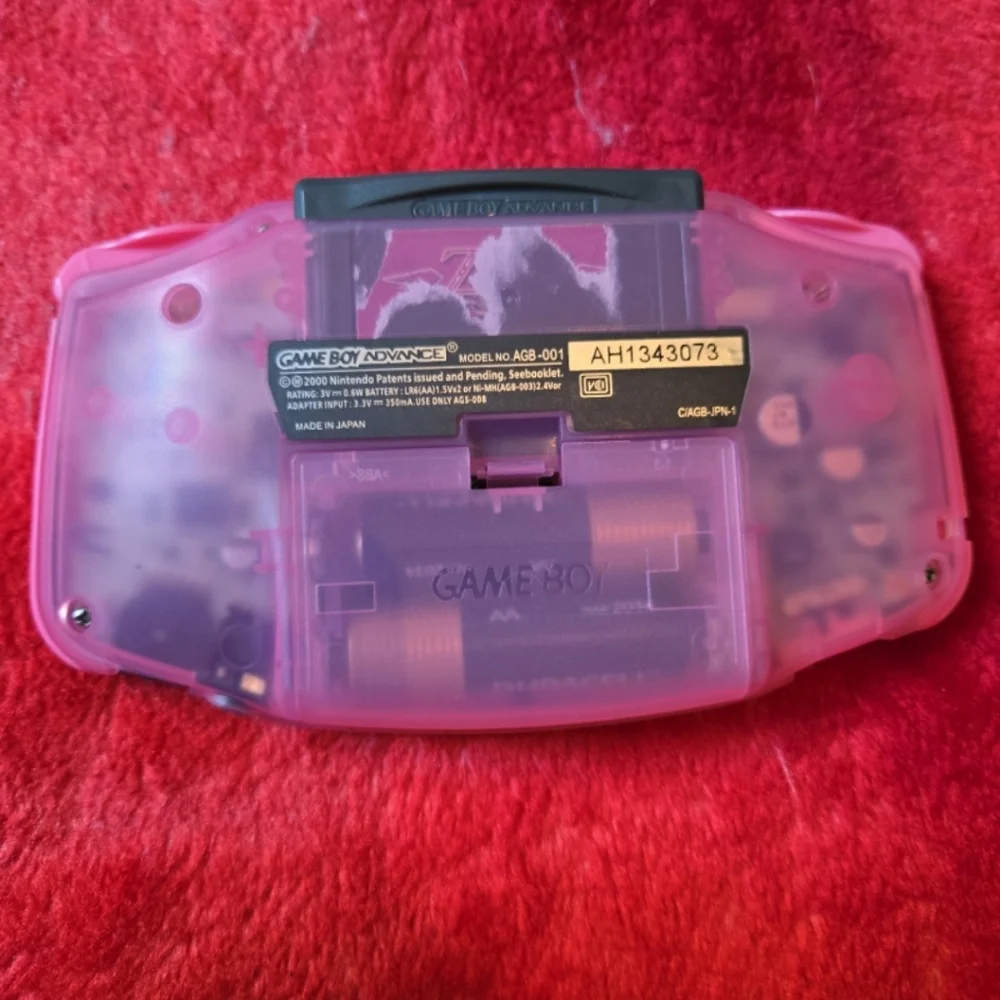 Personal Custom Refurbished Moded Zelda Game Boy Advance With Back Lit Screen